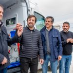 Kreplak entregó una Ambulancia 0km en Rivadavia y destacó las gestiones de Juanci Martínez